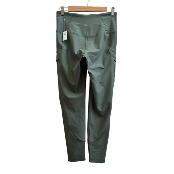 Old Navy New PowerSoft High Rise Go Dry Leggings Size Large Gym Workout - Picture 3 of 10